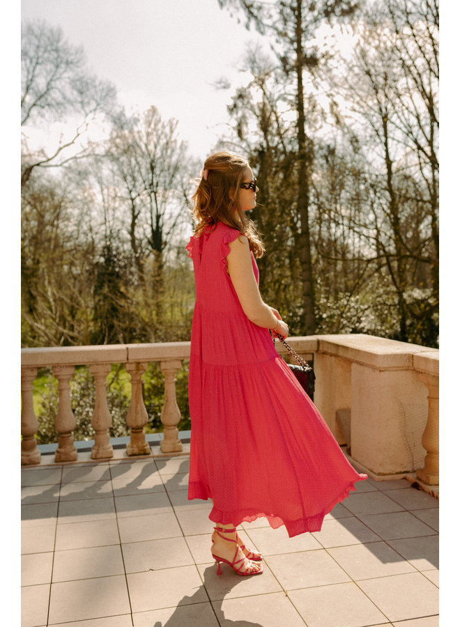 YASLOLA LONG DRESS FUCHSIA