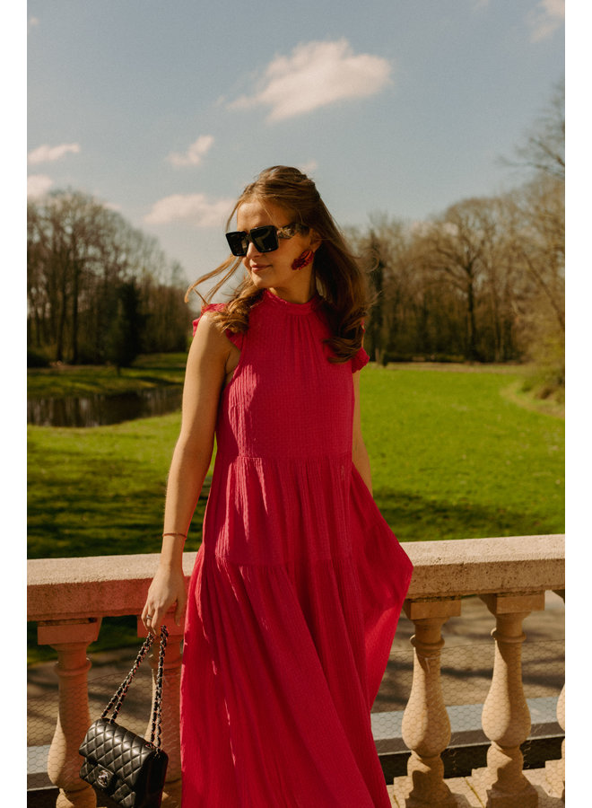 YASLOLA LONG DRESS FUCHSIA