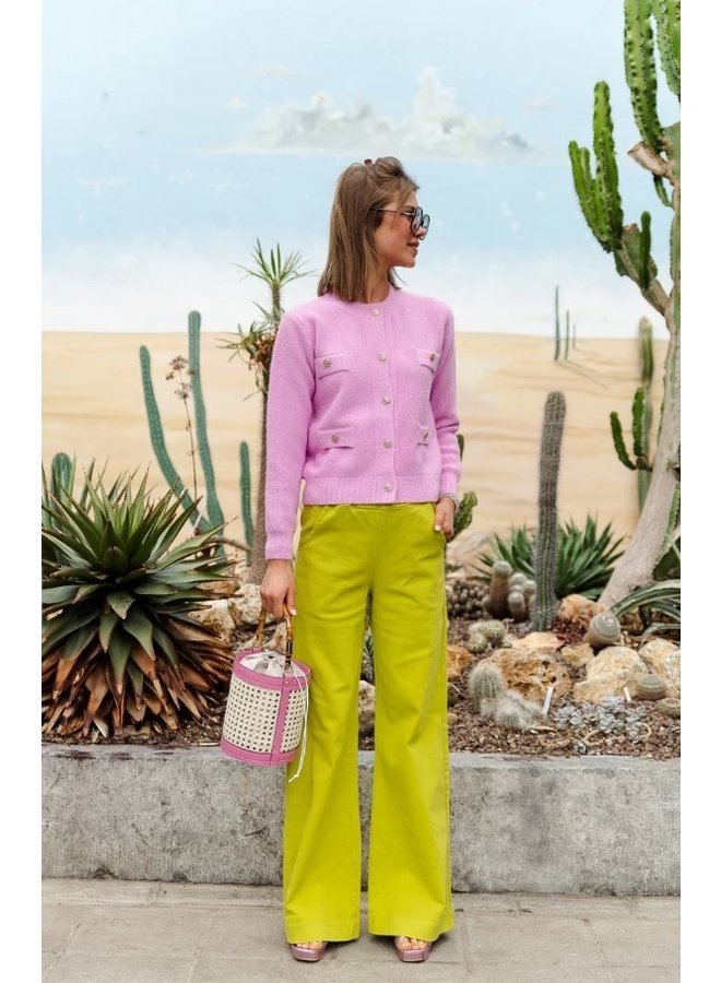 NORMA TROUSERS LIME