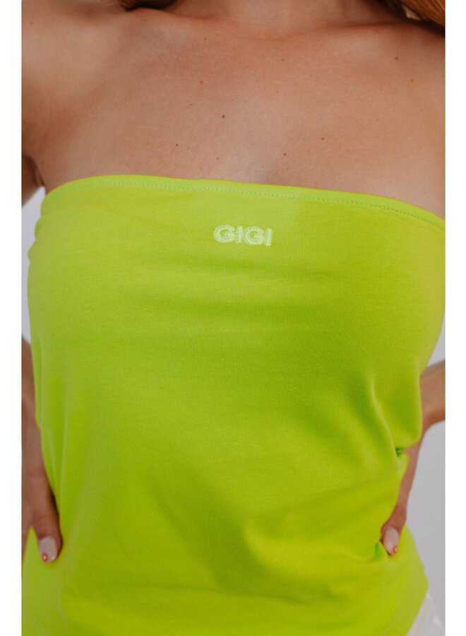 MILA BANDEAU TOP LIME