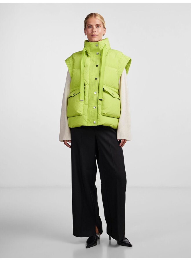 YASTHELLO DOWN-MIX GILET GREEN GLOW