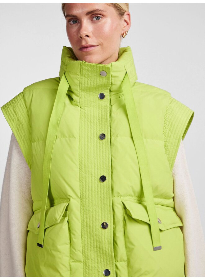 YASTHELLO DOWN-MIX GILET GREEN GLOW