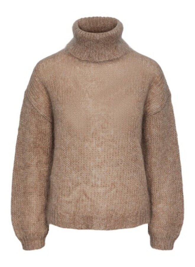 YASLAMBI KNIT ROLLNECK PULLOVER FUNGHI