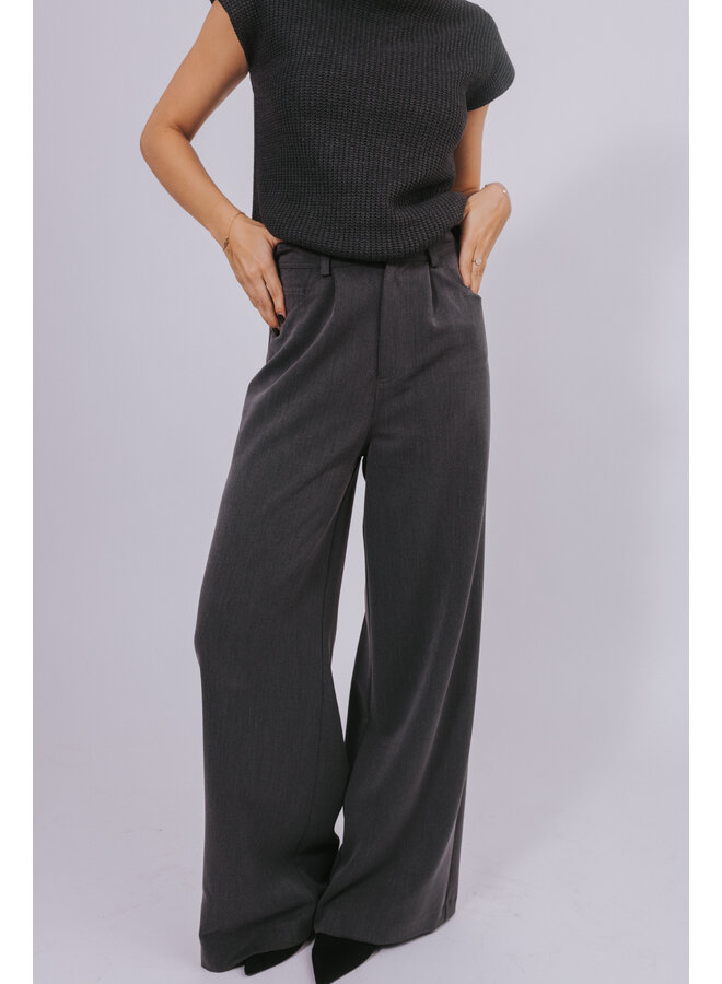 MONA TROUSERS DARK GREY