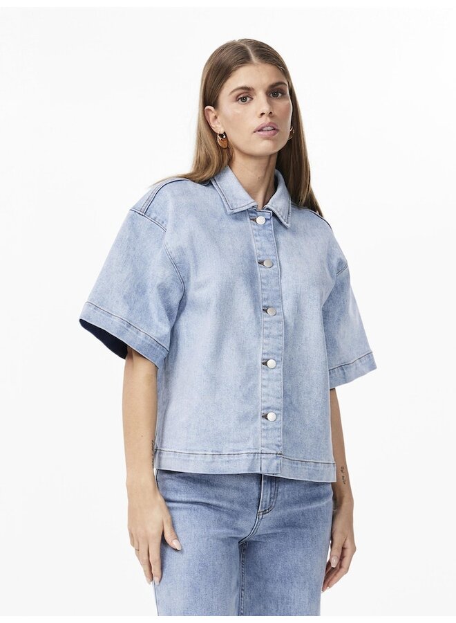 YASDOLMA SHIRT LIGHT BLUE DENIM