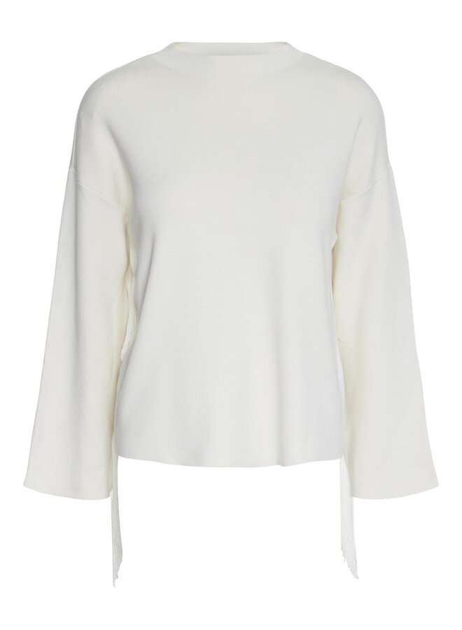 YASFRINGA O-NECK KNIT PULLOVER