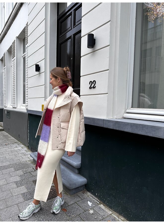 YASTHELLO DOWN-MIX GILET BEIGE