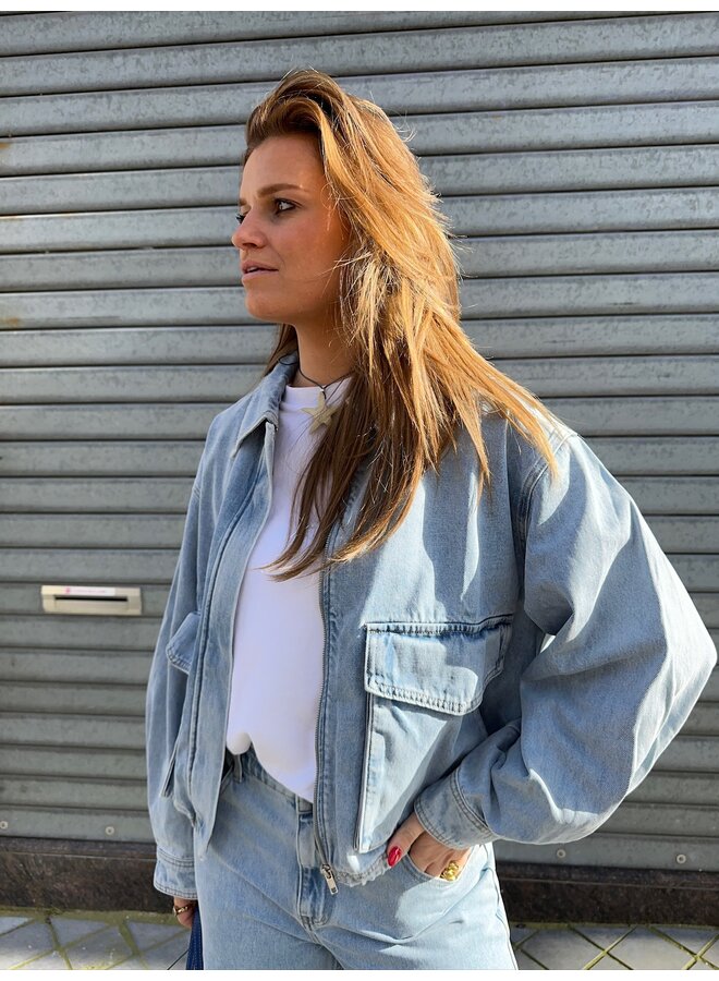 LUISANA DENIM BOMBER