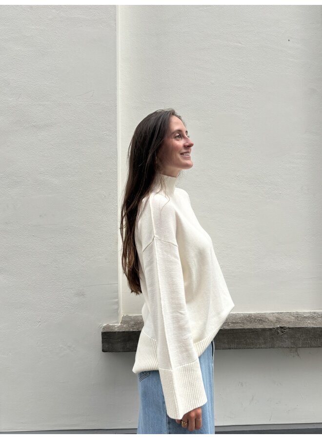 YASBABETTE KNIT PULLOVER STAR WHITE