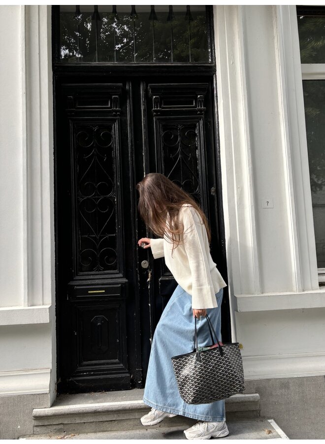 YASBABETTE KNIT PULLOVER STAR WHITE