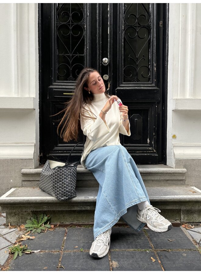 YASBABETTE KNIT PULLOVER STAR WHITE