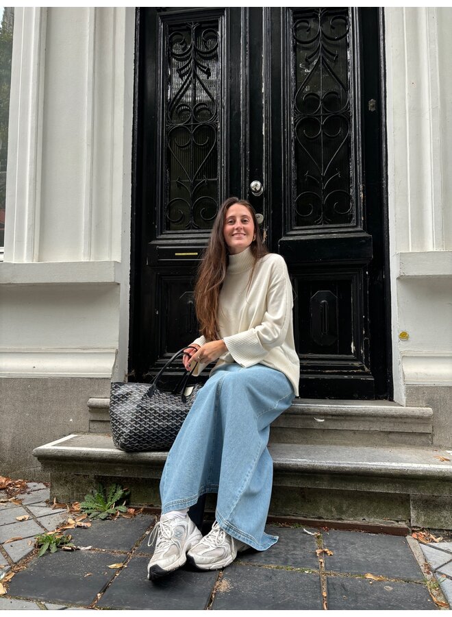 YASBABETTE KNIT PULLOVER STAR WHITE