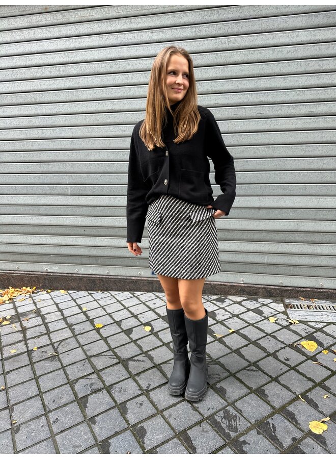 YASEMILIE CARDIGAN BLACK