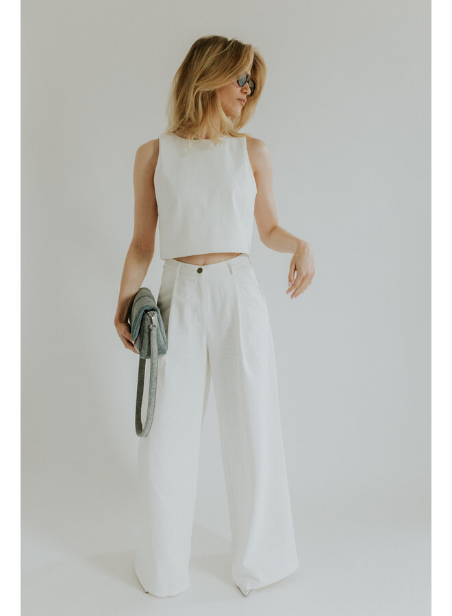 AMALIA TROUSERS WHITE