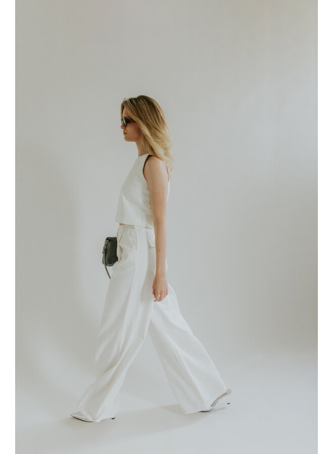 AMALIA TROUSERS WHITE