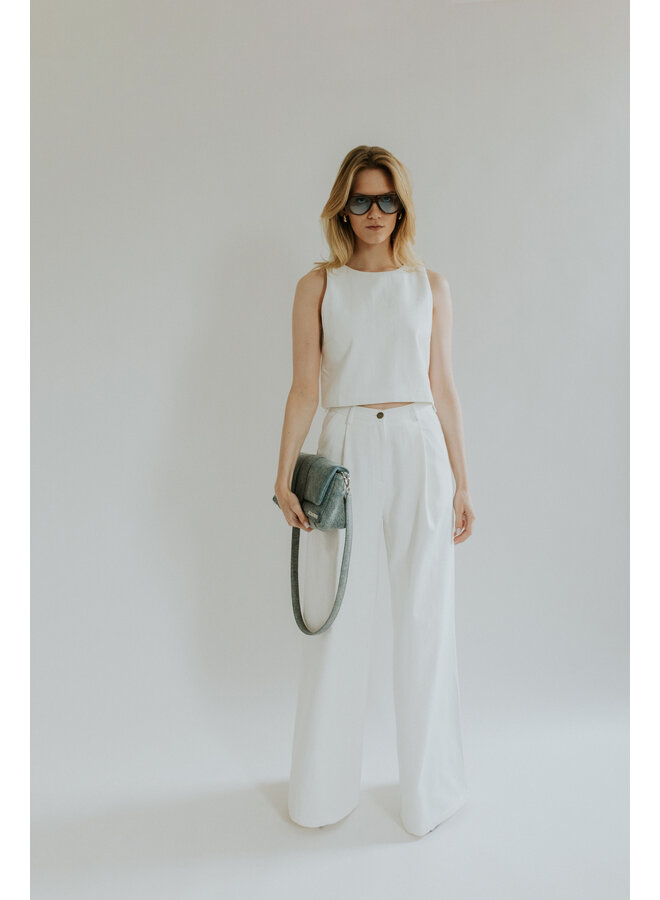 AMALIA TROUSERS WHITE