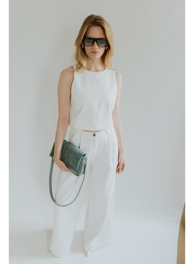 AMALIA TROUSERS WHITE