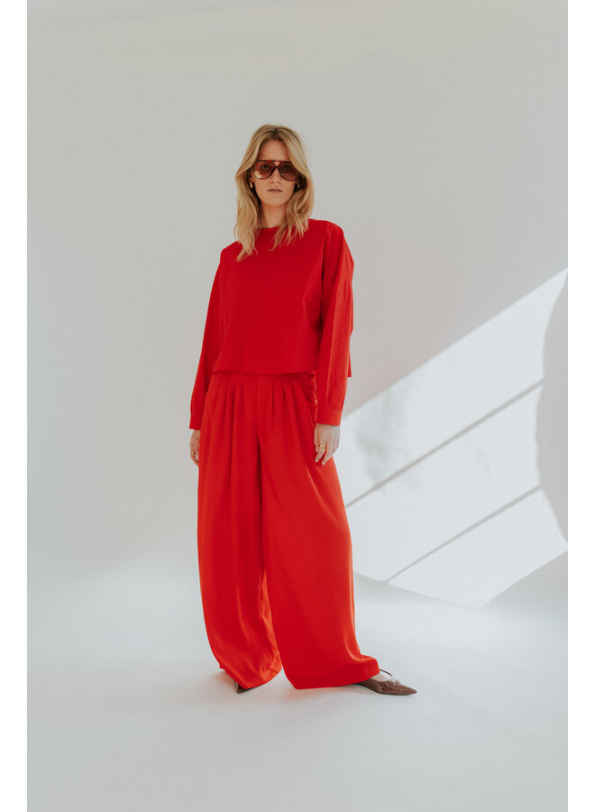 BIARRITZ TROUSERS RED