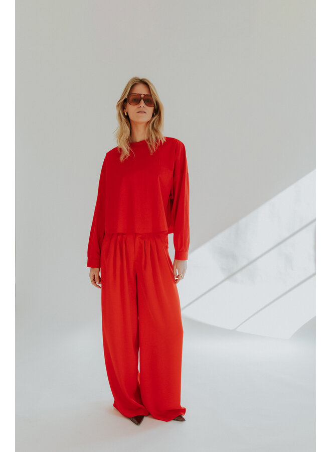 BIARRITZ TROUSERS RED