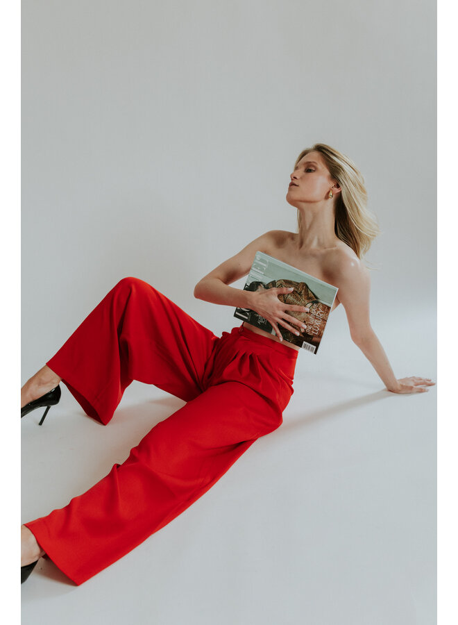 BIARRITZ TROUSERS RED