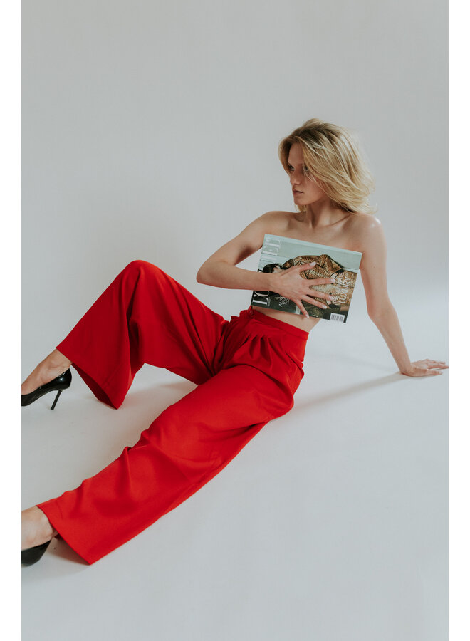 BIARRITZ TROUSERS RED