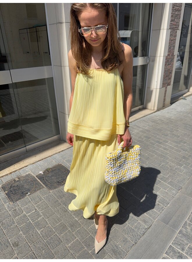 YASRIVA STRAP TOP FRENCH VANILLA