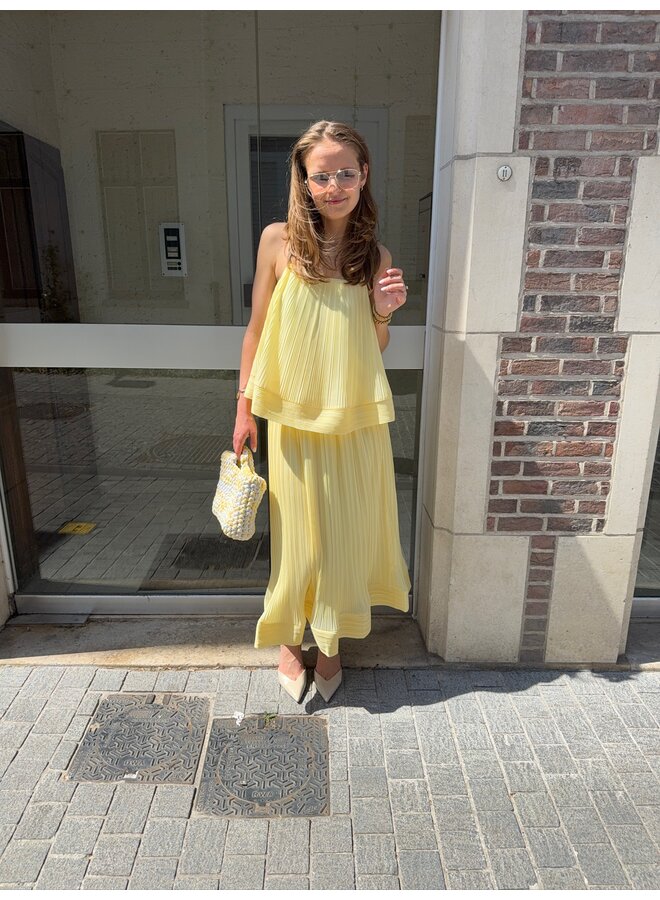 YASRIVA STRAP TOP FRENCH VANILLA