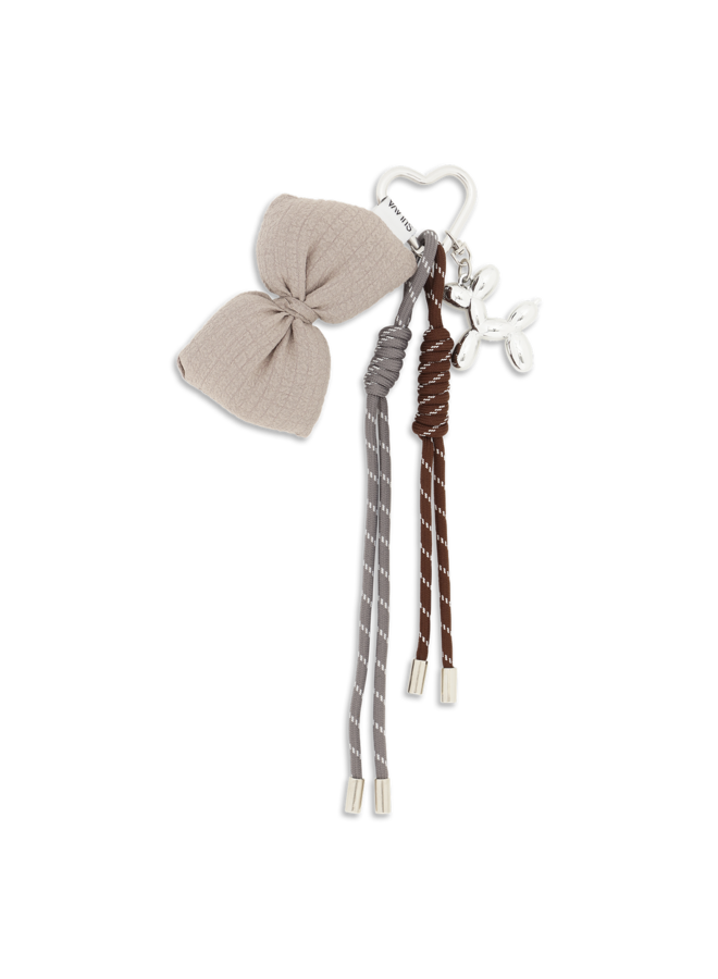 PUFFY BOW BAG CHARM