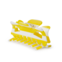 BOW STRIPED BIG CLIP YELLOW