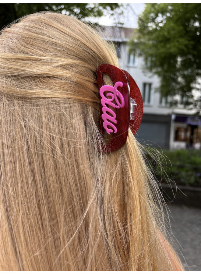 THERESA TEXT BIG CLIP CIAO BELLA  GLITTER