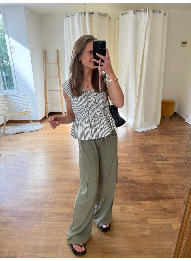 ELLA CARGO PANTS ARMY