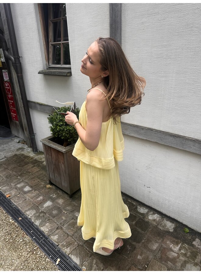 YASRIVA STRAP TOP FRENCH VANILLA