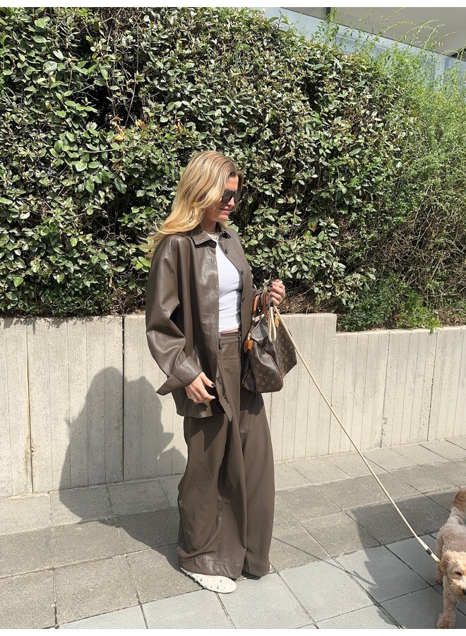 RAE FAUX LEATHER PANTS