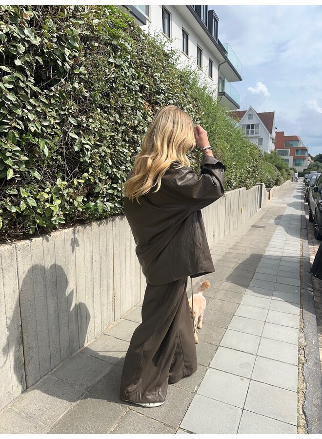 RAE FAUX LEATHER JACKET