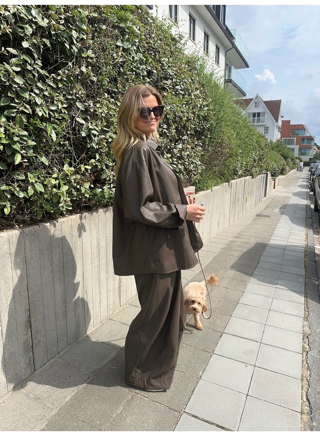 RAE FAUX LEATHER JACKET