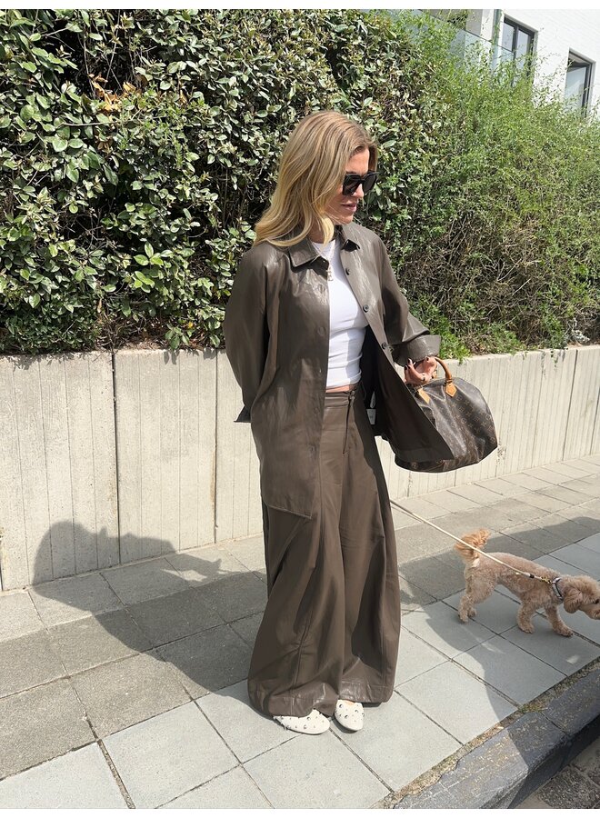 RAE FAUX LEATHER JACKET