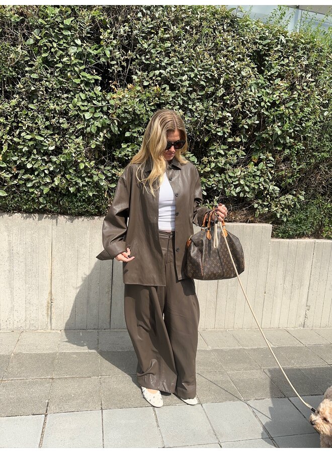 RAE FAUX LEATHER JACKET