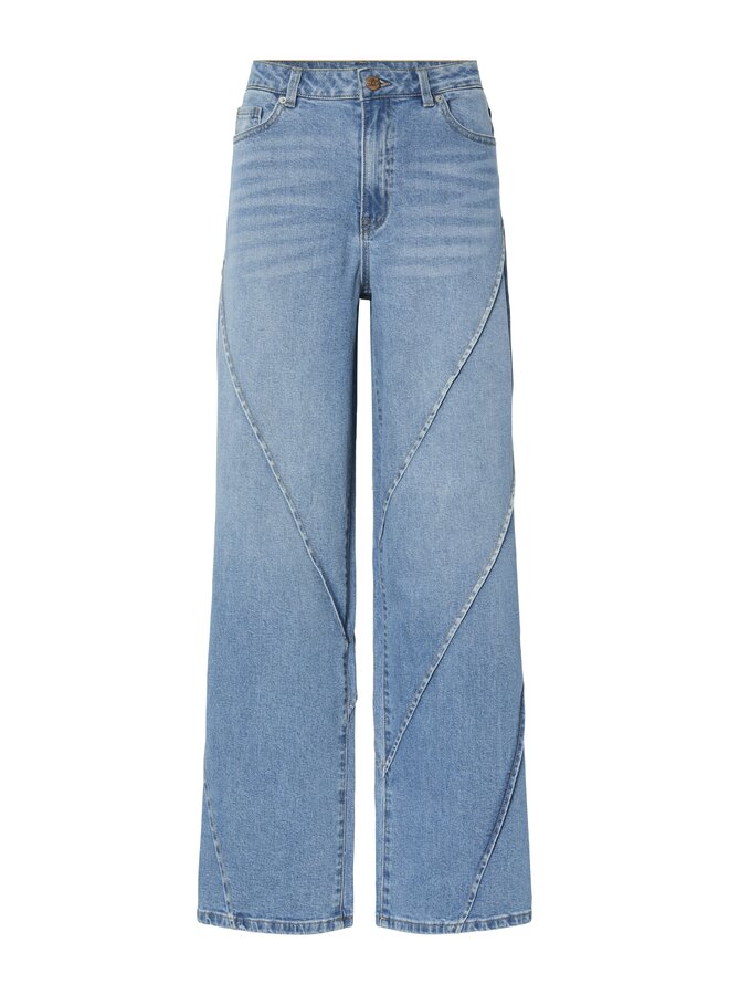 YASCECA STRAIGHT JEANS MEDIUM BLUE DENIM