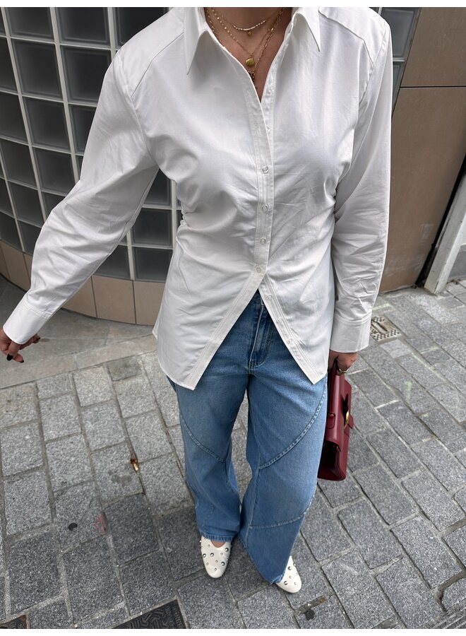 YASCECA STRAIGHT JEANS MEDIUM BLUE DENIM