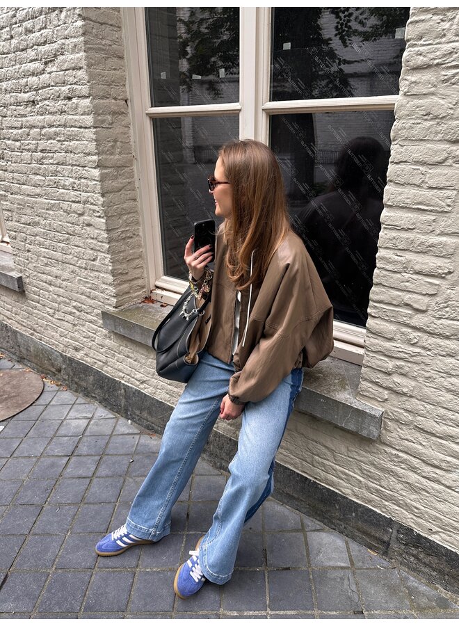 VERA FAUX LEATHER JACKET