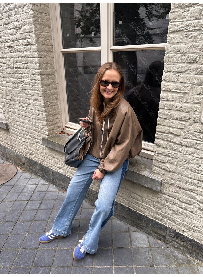 VERA FAUX LEATHER JACKET