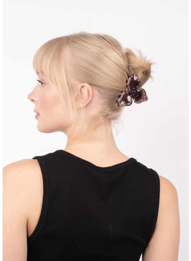 POLLY HARVEST MIDDLE CLIP BURGUNDY