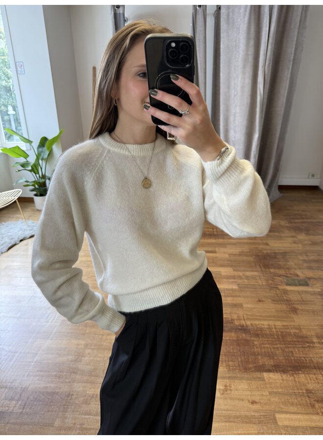 YASJOHI WOOL KNIT PULLOVER PRISTINE