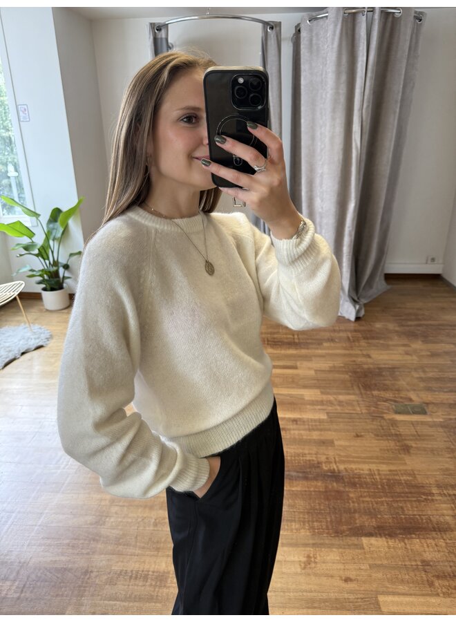 YASJOHI WOOL KNIT PULLOVER PRISTINE