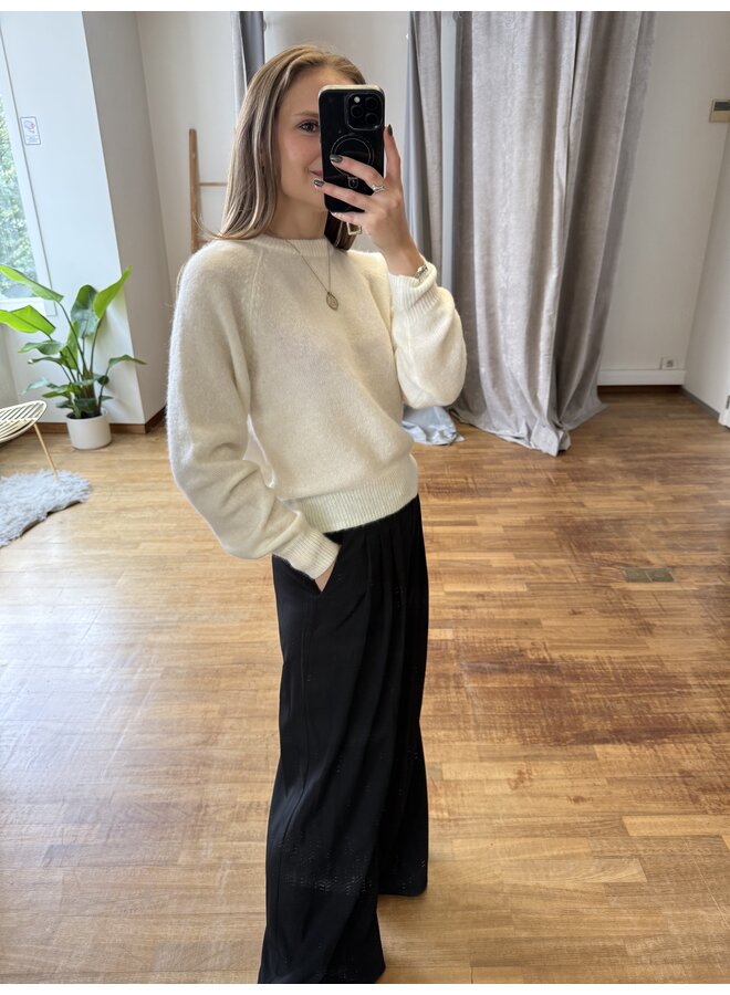 YASJOHI WOOL KNIT PULLOVER PRISTINE