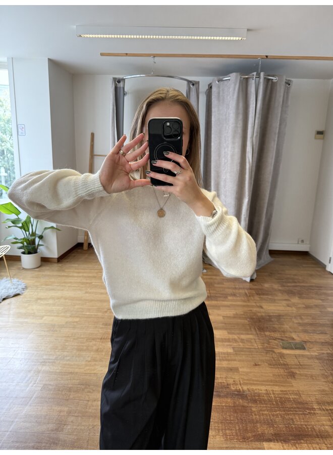 YASJOHI WOOL KNIT PULLOVER PRISTINE