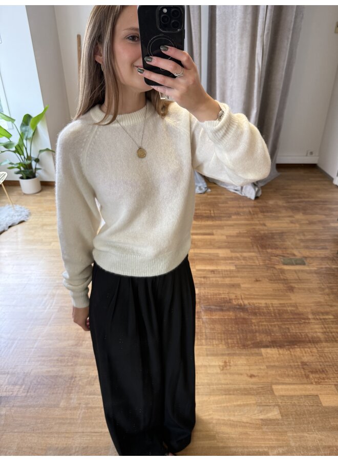 YASJOHI WOOL KNIT PULLOVER PRISTINE