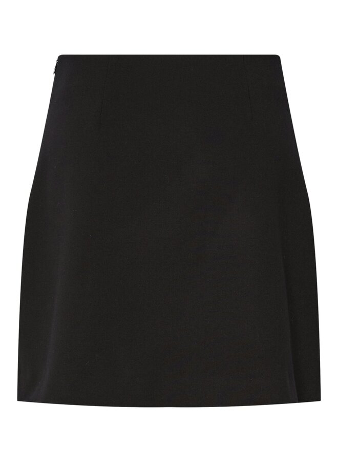 YASFLISRA FLOWER SKIRT BLACK