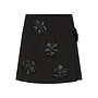 YASFLISRA FLOWER SKIRT BLACK