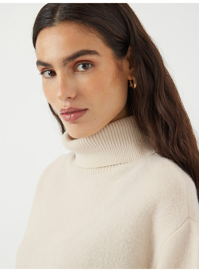 YASEMILA WOOL KNIT PULLOVER SANDSHELL
